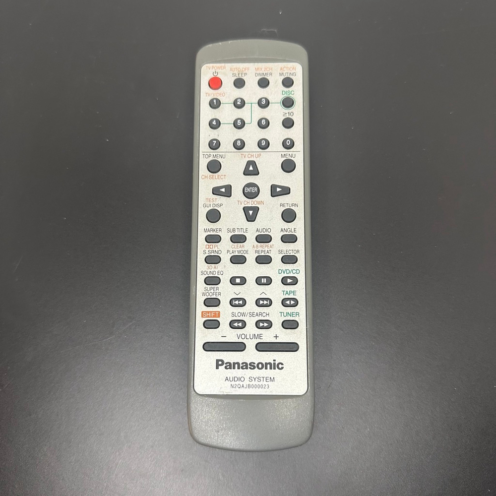 Genuine Panasonic N2QAJB000023 OEM Audio System Remote Control